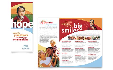 what to include in a non profit brochure|4 Stunning Nonprofit Brochure Examples to Raise .
